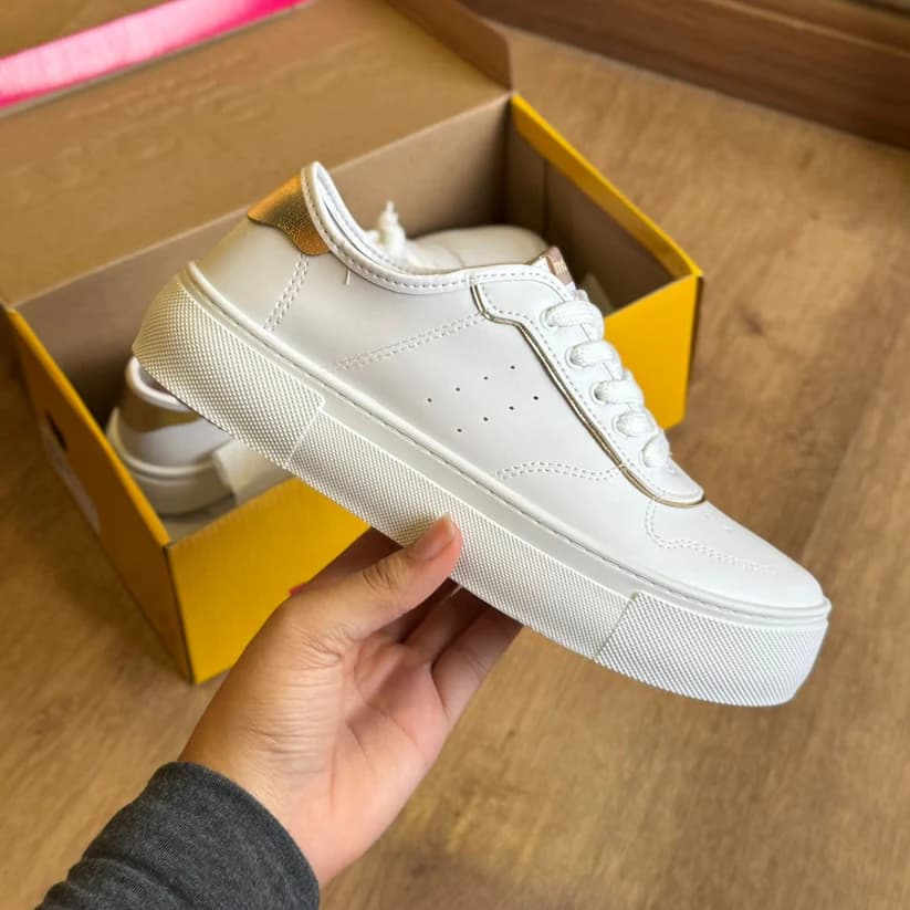 Tênis Moleca Plataforma Casual